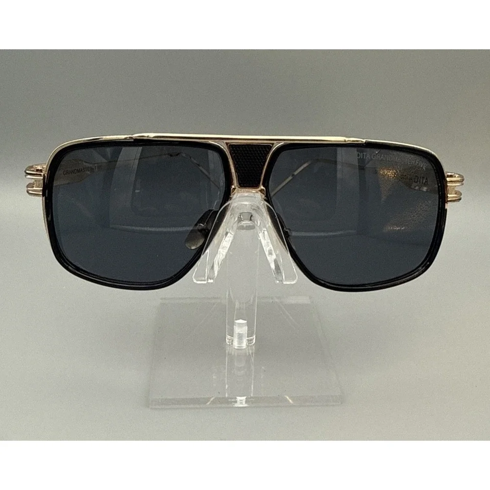 DITA GRANDMASTER-FIVE DRX-2077 64mm  Sunglasses Gold Black Frame Black Gradient